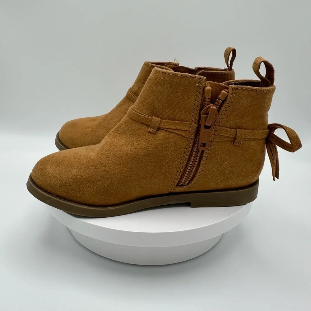 OLD NAVY Vegan Suede Toddler Boots, Size 8